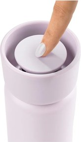 Cană termos roz-deschis din oțel inoxidabil 400 ml Singles – Zone