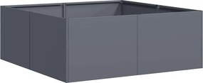 vidaXL Jardinieră Antracit 80x80x30 cm Oțel