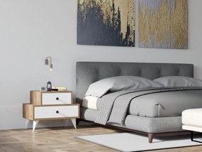 Noptieră Tukopa 2 (alb + nuc). 1094368