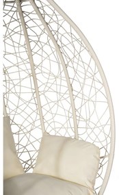 Fotoliu suspendat din ratan artificial crem Noela - Bonami Selection