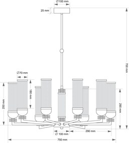 Candelabru personalizabil realizat manual Izano 8
