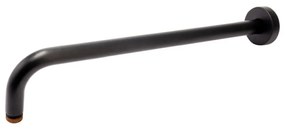 BRAT DUS FIX TUBULAR INULA, 400 MM, ALAMA, NEGRU Negru mat, Rotunda