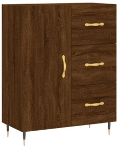 827899 vidaXL Servantă, stejar maro, 69,5x34x90 cm, lemn prelucrat