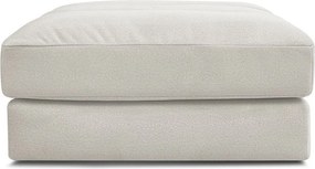 Taburet bej cu tapițerie din catifea Sierra – Bobochic Paris