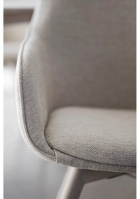 Set de scaune de sufragerie bej 2 buc. tapițat Alison – Rowico