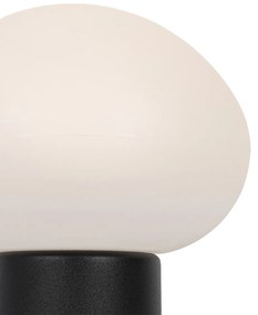Lampă de masă neagră cu LED-uri, reglabilă în 3 trepte, reîncărcabilă - Louise