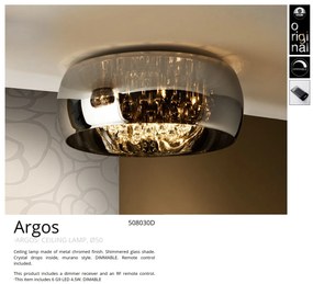 Lustra aplicata LED dimabila cu telecomanda 50cm ARGO SV-508030D
