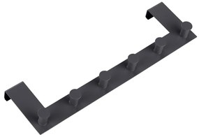 Cuier de ușă negru din metal 39 cm Celano – Wenko