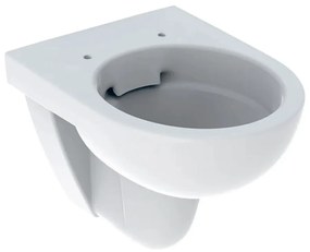 Vas WC suspendat Geberit Selnova Compact rimless alb proiectie mica