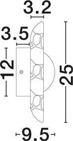 Aplica de perete LED decorativa TAVO