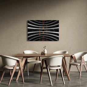 Tablou abstract - clădire (90x60 cm)