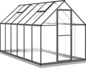 vidaXL Sere cu cadru de bază, antracit, 334x169x202 cm, aluminiu