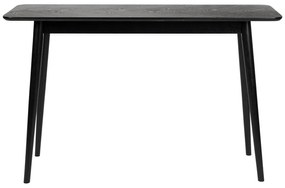 Masă consolă neagră 40x120 cm Fabio – White Label