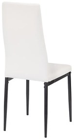 Scaun de masă Tino NOVA în alb și negru