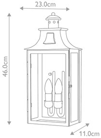 Aplică de exterior Elstead KENDAL 2xE14/60W/230V IP44