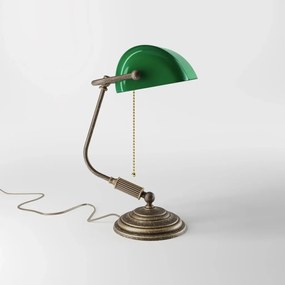 Lampa de birou din alama design clasic Banker