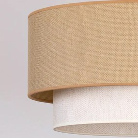 BRILAGI - Plafonieră LED BOHO ECO, 1xE27/10W/230V, Ø 40 cm, bej/crem
