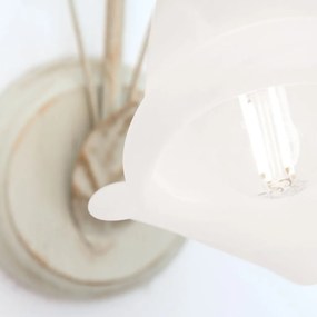 Aplica de perete design elegant SISI ivory-gold