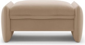 Taburet maro cu tapițerie din catifea Georgia – Micadoni