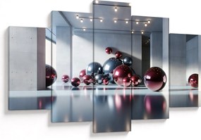 Tablou - Spațiu 3D cu bile II. (150x105 cm)