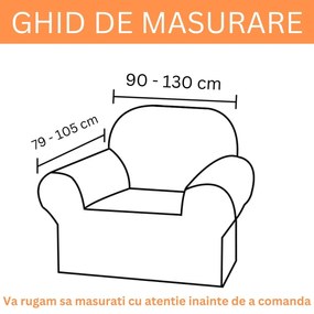 Set huse elastice pentru canapea 3 locuri si 2 fotolii, bleumarin, HES-01BLM