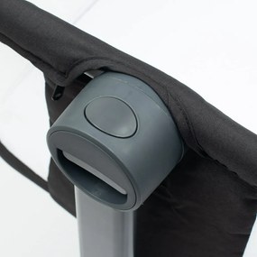 Baby Mix Pătuț suplimentar Rose negru, 84 x 80 x 52 cm