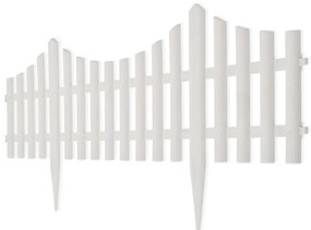 Despartitor de gazon, alb, 17 buc. / 10 m