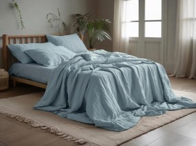 Lenjerie de pat din muselina MUSSARI albastru deschis Dimensiune lenjerie de pat: 80 x 80 cm | 135 x 200 cm