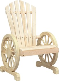 vidaXL Scaun de grădină Adirondack, lemn masiv de brad