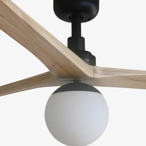 FARO 34282WT-11L-Str. vent. KLIML 1xE27/15W/230V pin/ negru Ø150 cm WT+DO