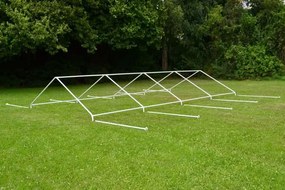 Cort de petrecere în grădină - alb, 4 x 8 m