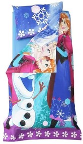 Set 6 piese Lenjerie Frozen 2-12 ani + Protectie Impermeabila + Pilota + Perna - ASC4053