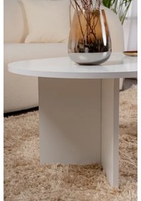 Masă de cafea NEL albă