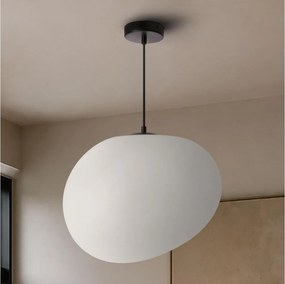 BRILAGI - Lustră suspendată pe cablu PEBBLES 1xE27/40W/230V, diam. 40 cm, neagră