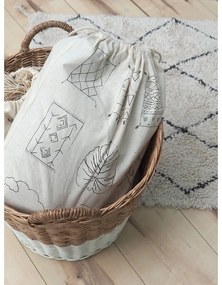 Covor crem lavabil/țesut manual din bumbac 70x100 cm Mini Bereber – Lorena Canals