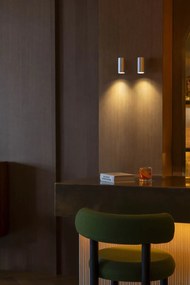Aplica perete ambientala design modern STAN aluminiu/negru