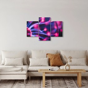 Tablou abstract mov (90x60 cm)