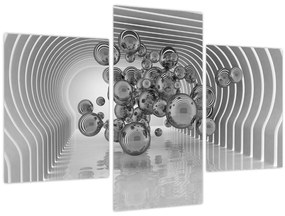 Tablou - Bule albe și negre (90x60 cm)