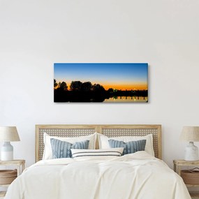Tablou cu apus de soare (120x50 cm)