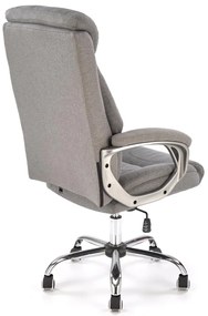 Scaun de birou Helder 2 piele ecologica gri H120 cm