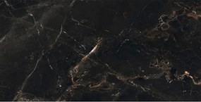 Mexen Marquino Gres negru emailat rectificat G1, placă de podea și perete 120 x 60 cm, luciu înalt - TL214-120-060-00