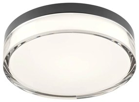 Plafonieră LED Redo 01-3735 FRISBI LED/12W/230V 3000/4000K IP44 negru