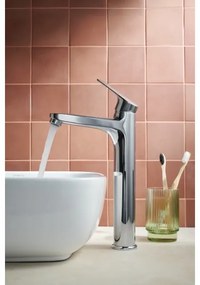 Baterie umyvadlová KFA Armatura 5552-712-00 + výpusť OTAVA 30,2 cm chrom lesklý