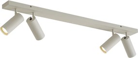 Spot modern de plafon bej cu 4 lumini reglabile - Renna