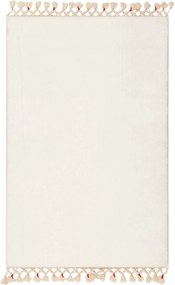 Covoras baie 1619, 50x75 cm, forma dreptunghiulara, acril, alb