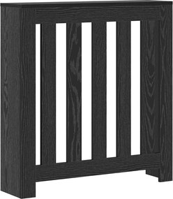 vidaXL Capac pentru radiator Stejar Negru 78 x 20 x 82 cm