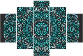 Tablou cu abstracție ornamentală (150x105 cm)