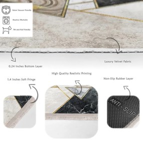 Covor bej 160x230 cm – Mila Home