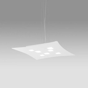 Lustra suspendata moderna ISOTTA 62x69cm, alb sau gri