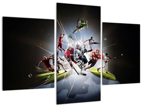 Tablou - Sportivii (90x60 cm)